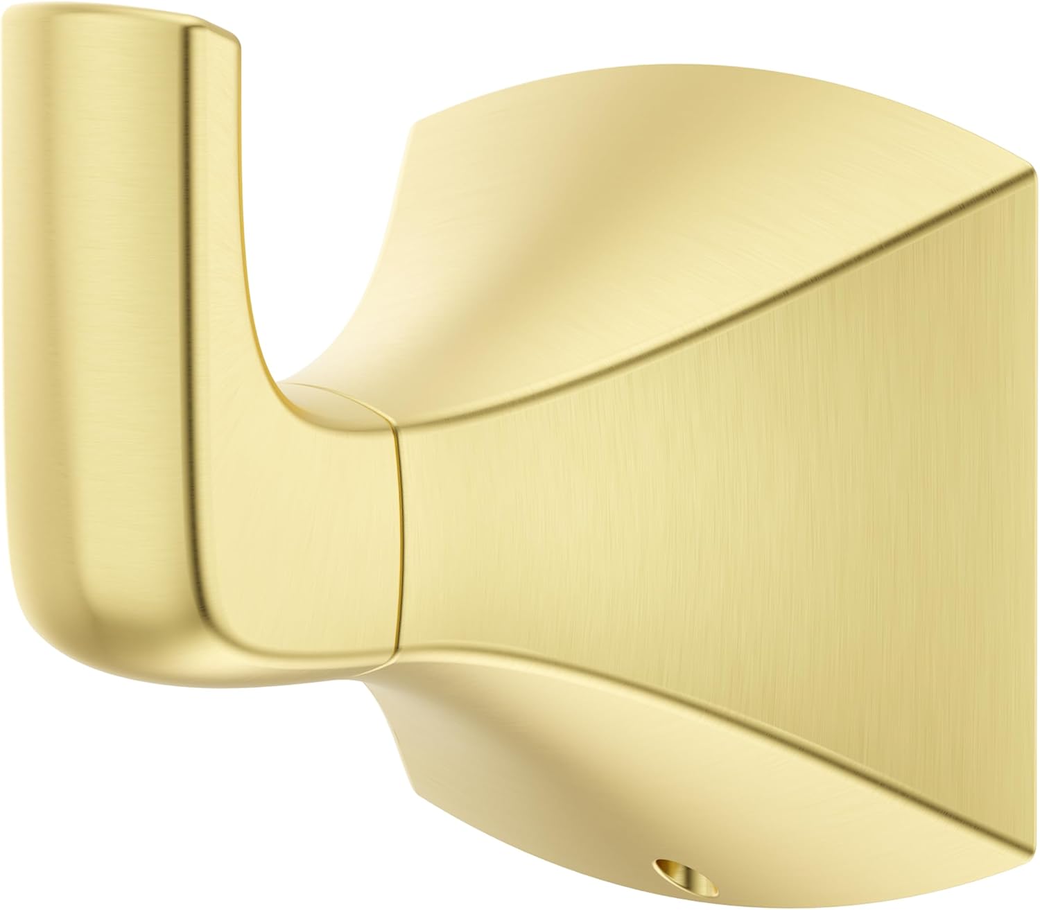 Pfister Bruxie BRHBIE0BG – Gancho para toallas de baño, montaje en pared, atornillado, acabado dorado cepillado, BRHBIE0BG