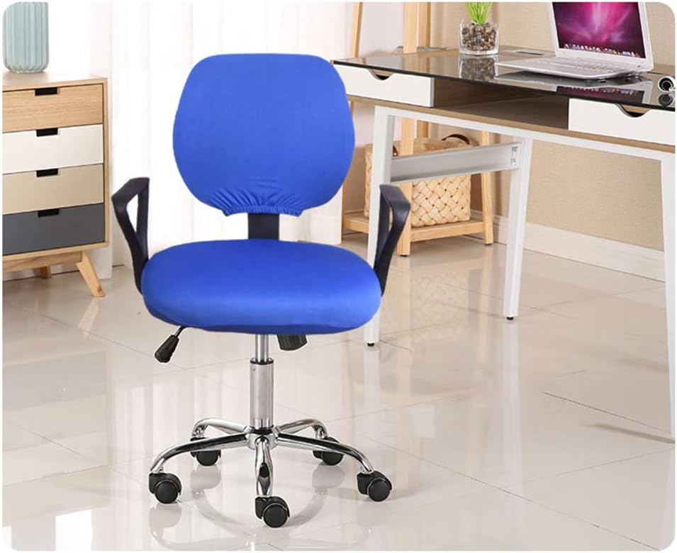 TOPINCN Funda de elastano suave y elástica para asiento y respaldo, funda universal para respaldo de silla de oficina y computadora, funda
