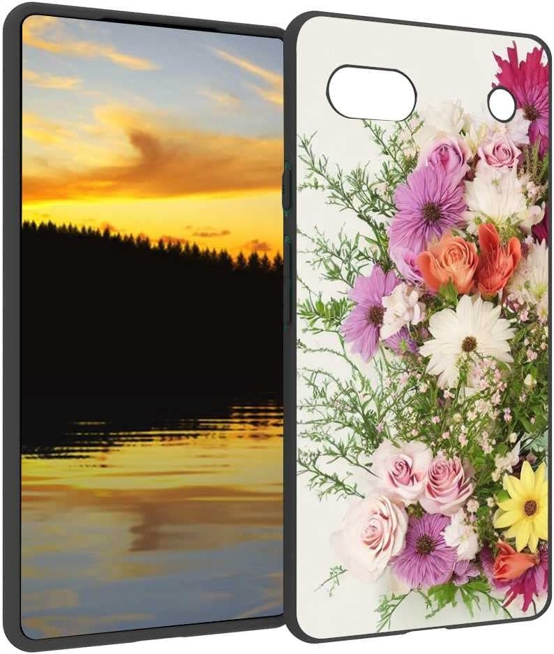 Funda protectora compatible con Google Pixel 6A, hermoso ramo floral botánico gráfico para Google Case hombres y mujeres, funda protectora elegante