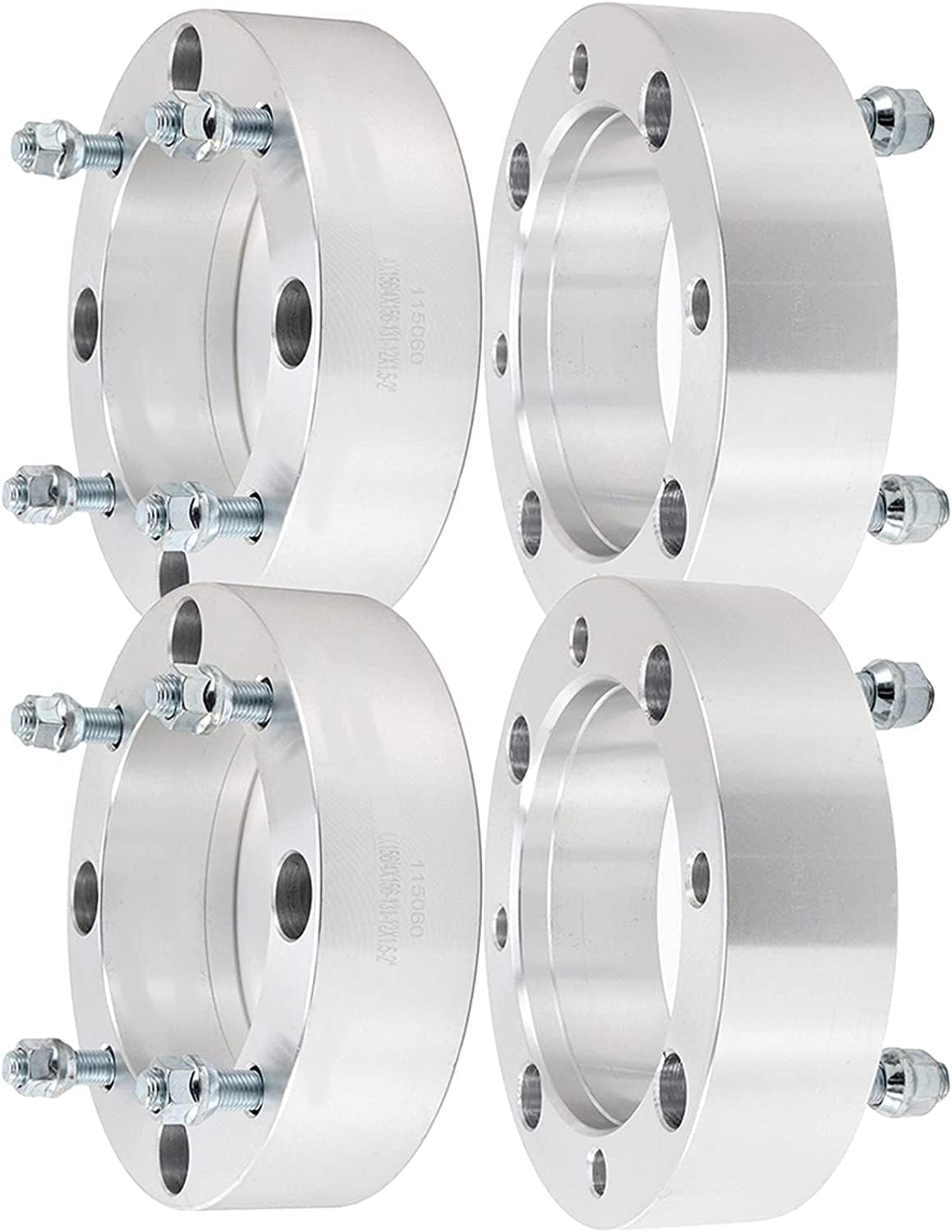 ECCPP Espaciadores de rueda de 2 pulgadas de 0.157 x 6.142 in a 0.157 x 6.142 in 12 x 1.5 1.969 in, 4 lengüetas para espaciadores de rueda RZR 900