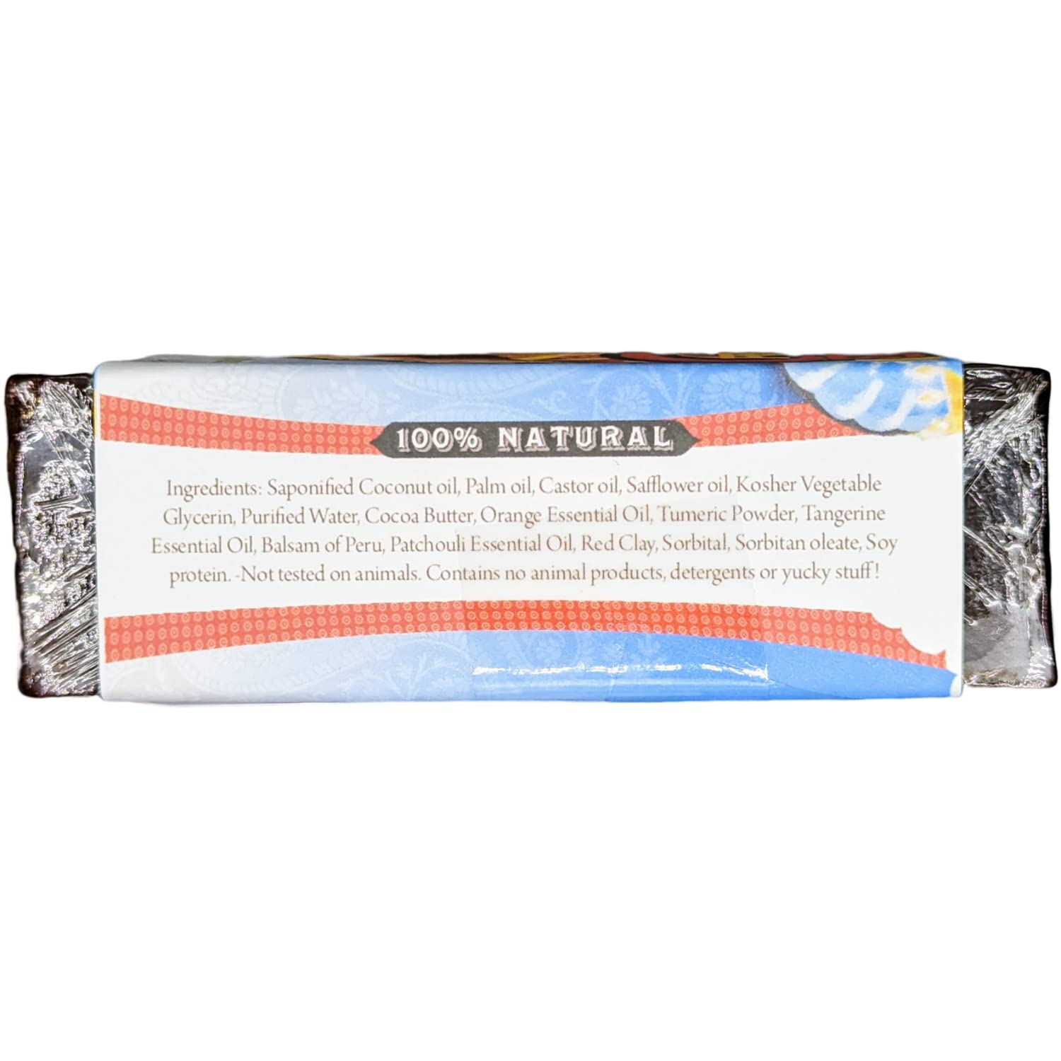 Pachulí Sutra BAR JABÓN Mantequilla de cacao Naranja Pachulí Tumérico por Filthy Farmgirl