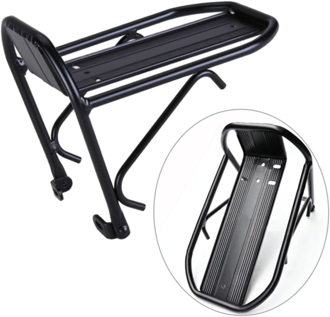 Portabicicletas delantero de aluminio para bicicleta Portabicicletas, estante delantero para bicicleta de montaña, accesorios para bicicleta de