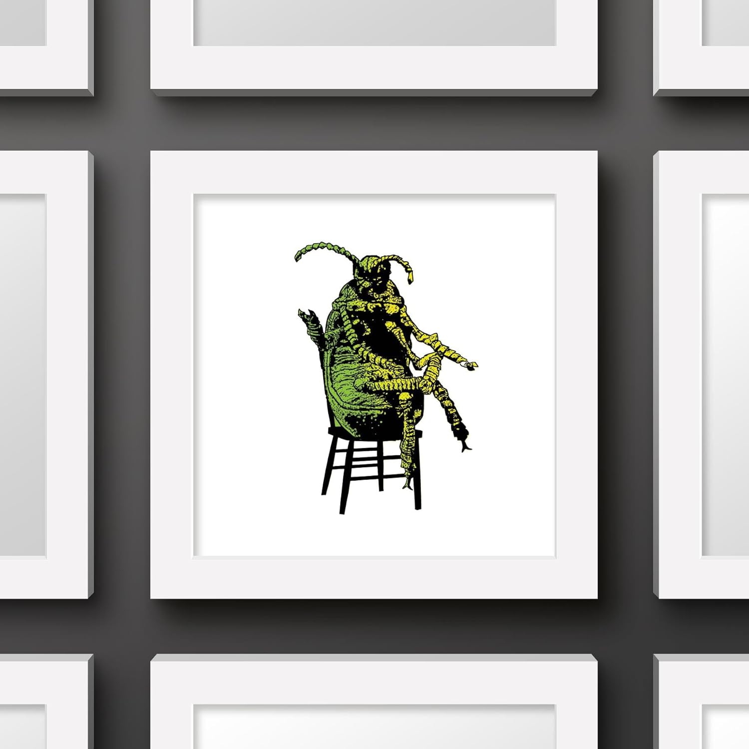 Trends International Gallery Pops Beetlejuice – Póster de pared con texto en inglés Hi How Are You Beetle, 12.00 x 12.00 pulgadas, versión de marco