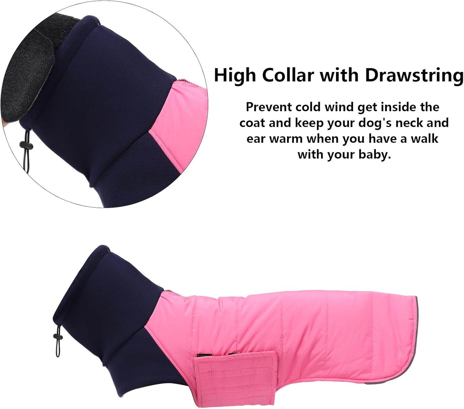 Abrigo de perro salchicha para perro salchicha para perros salchicha Corgi Weiner, abrigo de invierno reversible para perro con forro acolchado de
