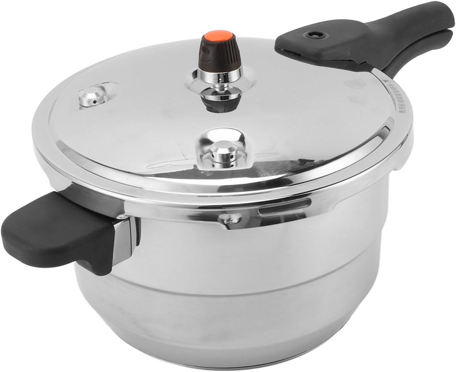 Olla a presión de acero inoxidable olla de cocción rápida con estante para vapor, diseño seguro para cocina casera (8L)