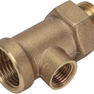 Tranq Adaptador de tubería de latón versátil Barstock Street Tee 12″ FPT x 12″ MPT x 14″ FPT Juego de 2 conexiones de bomba de agua y mantenimiento Tranq Adaptador de tubería de latón versátil Barstock Street Tee 12″ FPT x 12″ MPT x 14″ FPT Juego de 2 conexiones de bomba de agua y mantenimiento