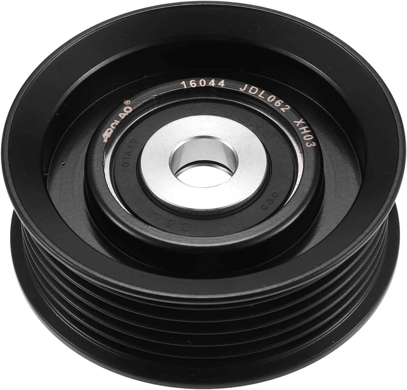 X AUTOHAUX 16604-50030 Polea de guía de desviación de polea tensora para Toyota 4Runner 4.7L 2003-2009 para Toyota Land Cruiser 4.7L AT 19