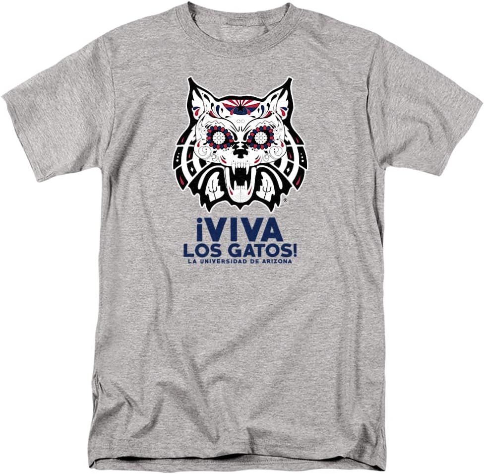 Camiseta unisex para adultos Viva Los Gatos de la Universidad de Arizona