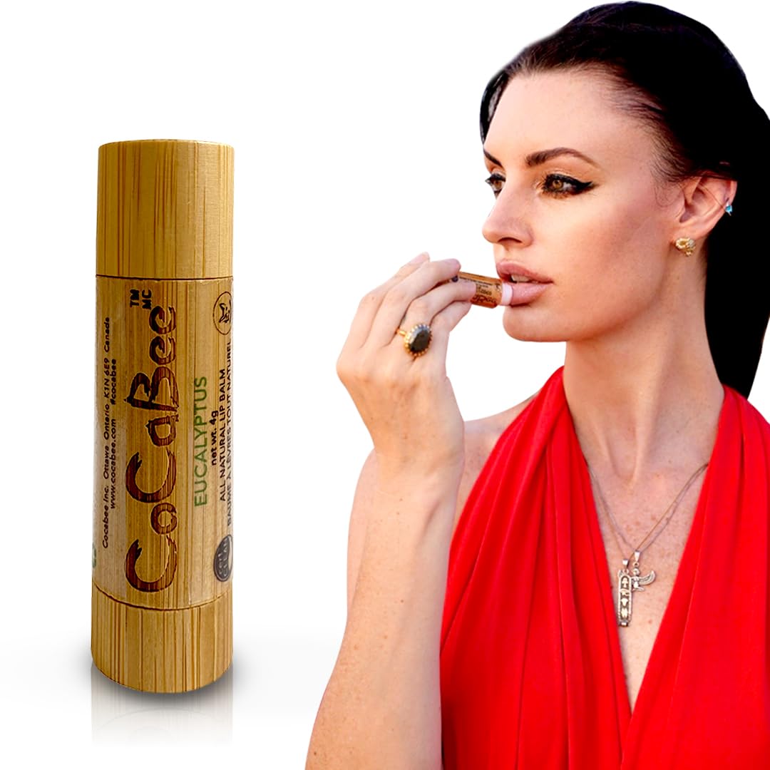 Chapstick Bálsamo labial hidratante labial para labios secos y agrietados, bálsamo labial 100% orgánico para labios suaves y brillantes, bálsamo