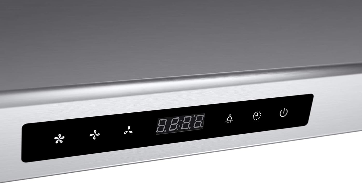 Hauslane Campana extractora para debajo del gabinete PS10 de la serie Chef de 30 pulgadas  Rendimiento profesional  Ventilador de estufa eléctrica