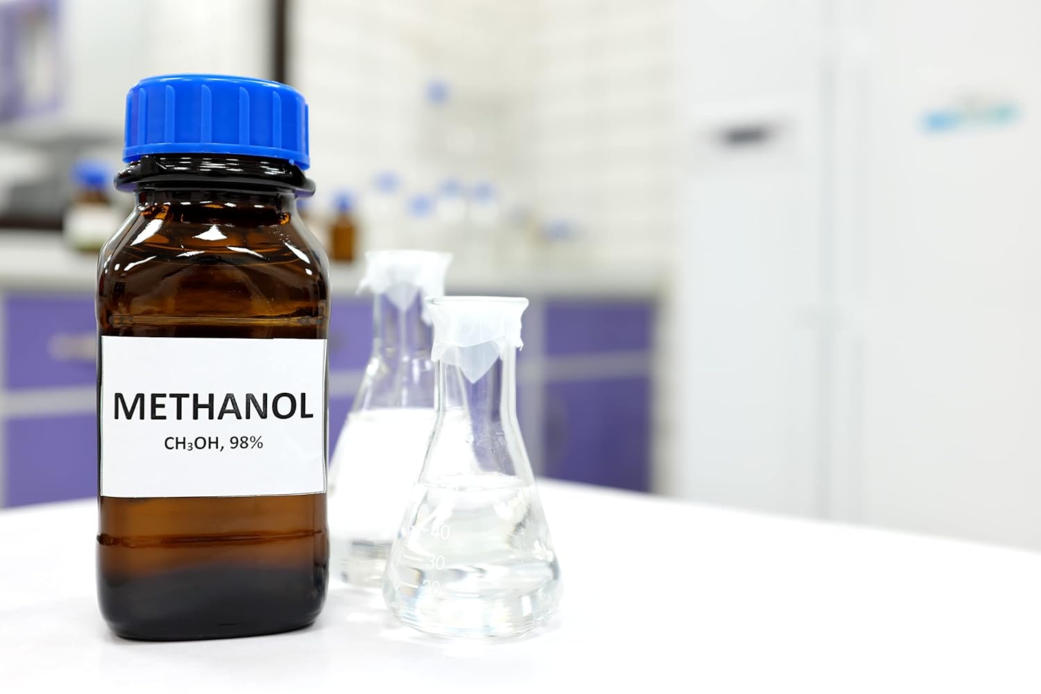 Metanol 99% grado de laboratorio, 5 galones