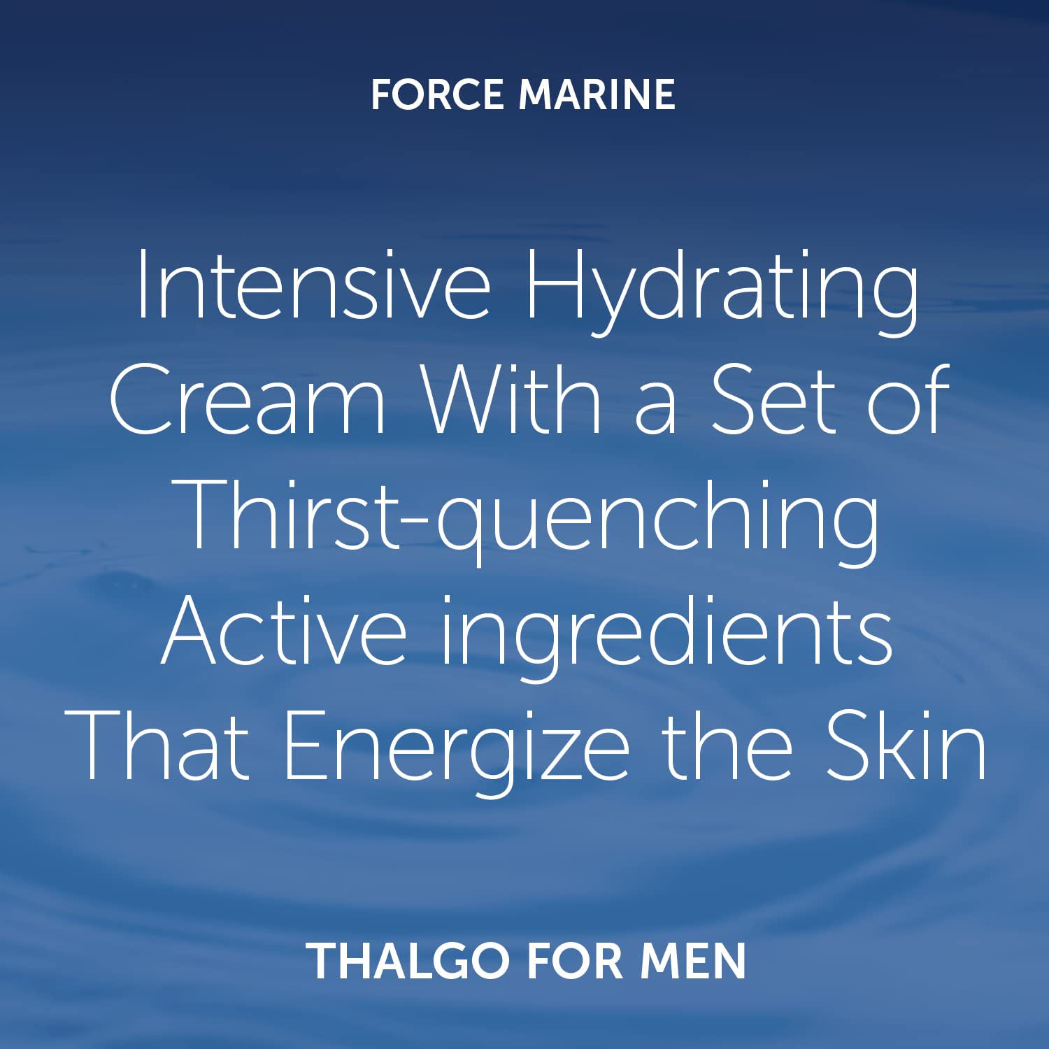 THALGO Hombres Force Marine – Crema Hidratante Intensiva 1.7 fl oz