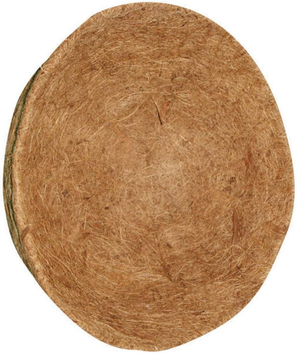 Amosfun 4 piezas de revestimiento de maceta de cubierta de coco para macetas, forros de macetas de fibra de coco, inserto de maceta, prácticos