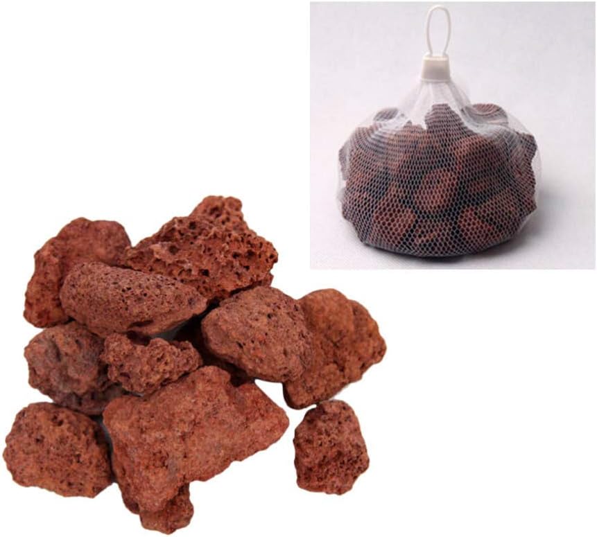 Balacoo – Piedras de lava volcánicas decorativas para acuario de 15.87oz, 3 a 2.4in