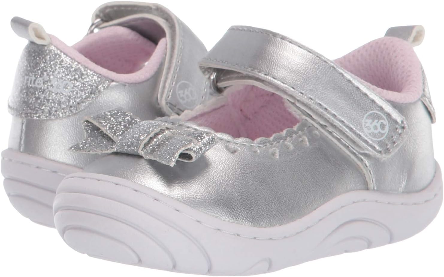 Stride Rite 360 Zapato de plantilla Erica de doble ancho para niña Mary Jane