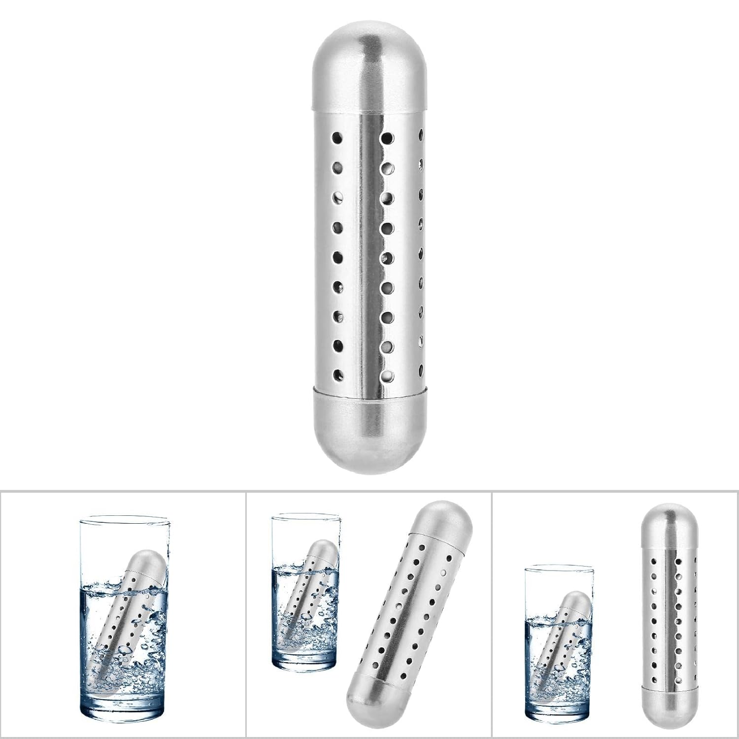 Barra de agua alcalina portátil, palo de agua alcalina Ph electrolizador de agua alcalina hidrógeno mineral Stick cartucho purificador de agua
