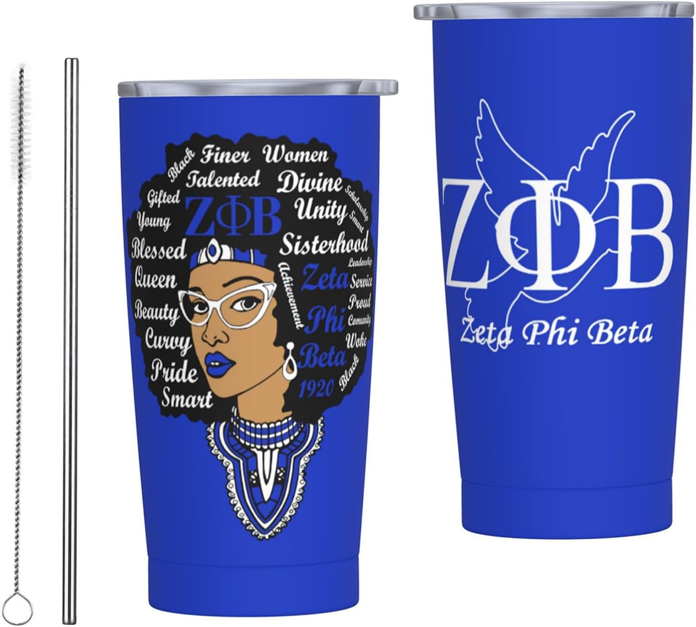 Tazas de café de 20 onzas, regalos de parafernalia de la hermandad para mujeres, vasos reutilizables, de acero inoxidable, para campamento, viajes,
