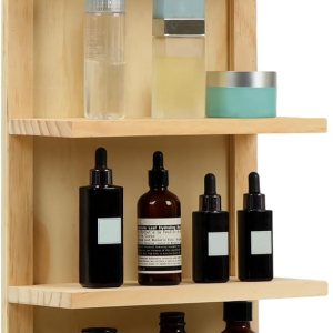 1 estante de pared de madera arqueada de 4 niveles, estantes de pared bohemios, estantería de madera curvada para pared, sala de estar, baño, 1 estante de pared de madera arqueada de 4 niveles, estantes de pared bohemios, estantería de madera curvada para pared, sala de estar, baño,