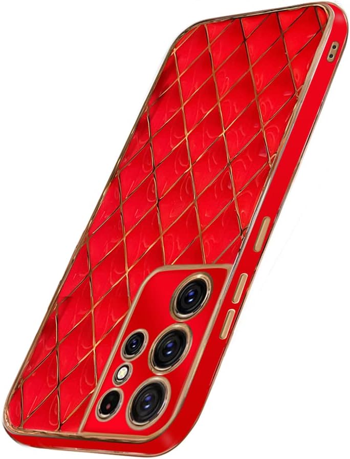 Luhuanx Funda para Samsung Galaxy S21 Ultra, Galaxy S21 Ultra Case 5G, Samsung S21 Ultra Case en 6.8 pulgadas con lente de cobertura completa, color
