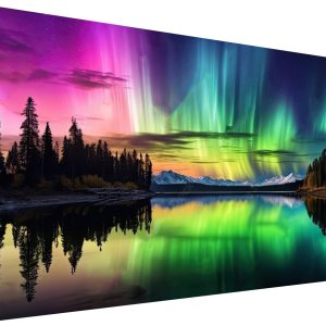 Meothan Kits de pintura de diamantes de auroras boreales para adultos, arte de diamantes 5D de gran tamaño para principiantes adultos, pintura de Meothan Kits de pintura de diamantes de auroras boreales para adultos, arte de diamantes 5D de gran tamaño para principiantes adultos, pintura de