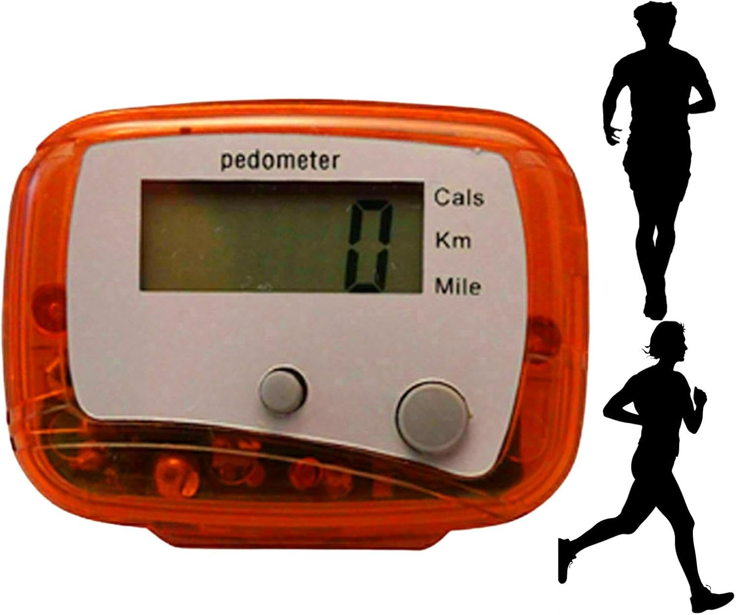 Podómetro para caminar, portátil, con clip, contadores de pasos de movimiento para correr, hombres, mujeres, personas mayores, deportes al aire
