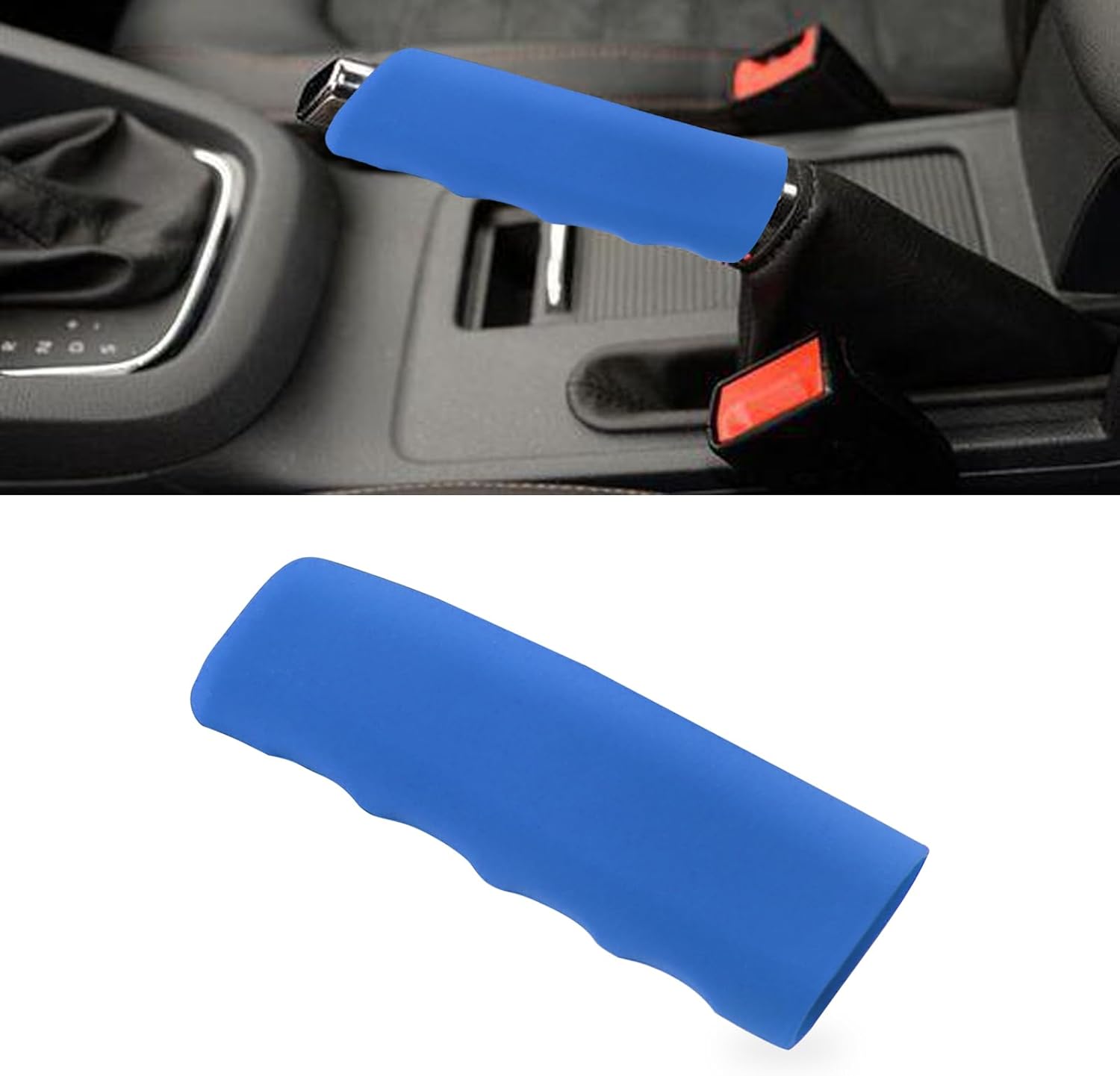Fogfar Paquete de 1 funda protectora para freno de mano para principiantes, funda de silicona para mango de automóvil, protector de mango de agarre