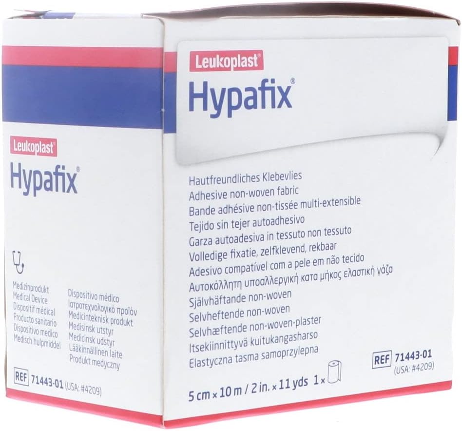 4209 Cinta HypaFix Retention LF Resistente al Agua 2″x10yd No Tejida Ea Parte No. 4209 por Smith & Sobrino Cuidado de Heridas