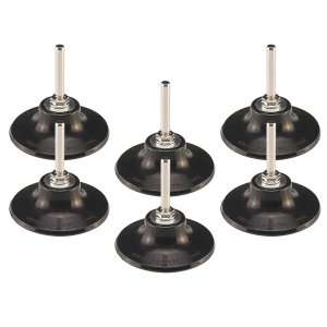 Soporte de disco de cambio rápido de 3 pulgadas, 6 soportes de disco de bloqueo de rollo, vástago de 14 pulgadas para accesorios de amoladora Soporte de disco de cambio rápido de 3 pulgadas, 6 soportes de disco de bloqueo de rollo, vástago de 14 pulgadas para accesorios de amoladora
