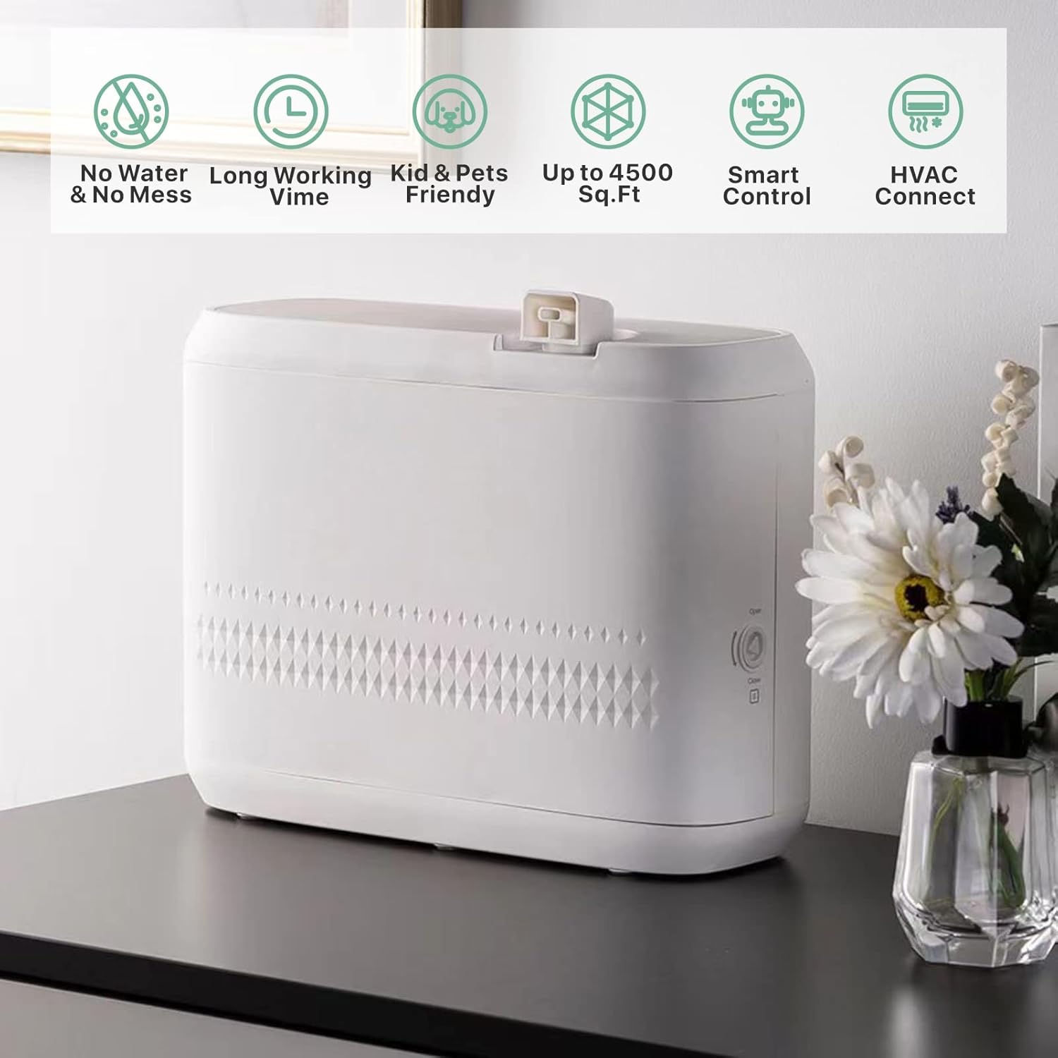 Smart Scent Air Machine Pro para el hogar, difusor de aroma HVAC para aceites esenciales, 28.7 fl oz, difusor de aromaterapia sin agua hasta 4500