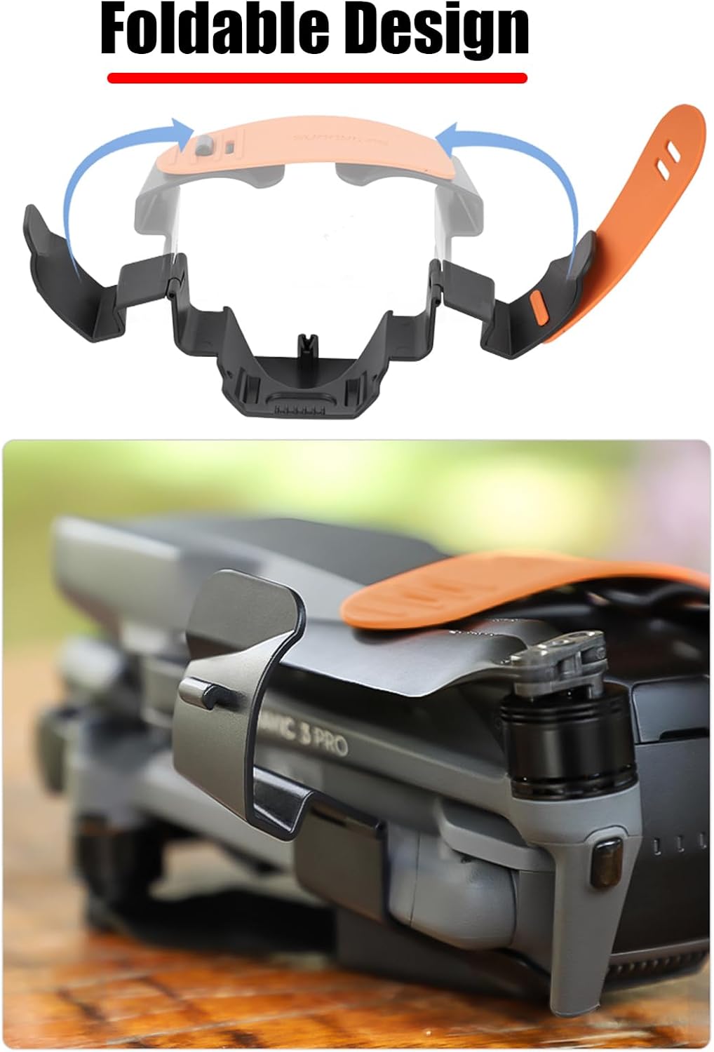 Mavic 3 Soporte de hélice para DJI Mavic 3Mavic 3 Pro Cámara Drone Accesorios, Hélices de silicona Protector Protector Estabilizador Cubierta