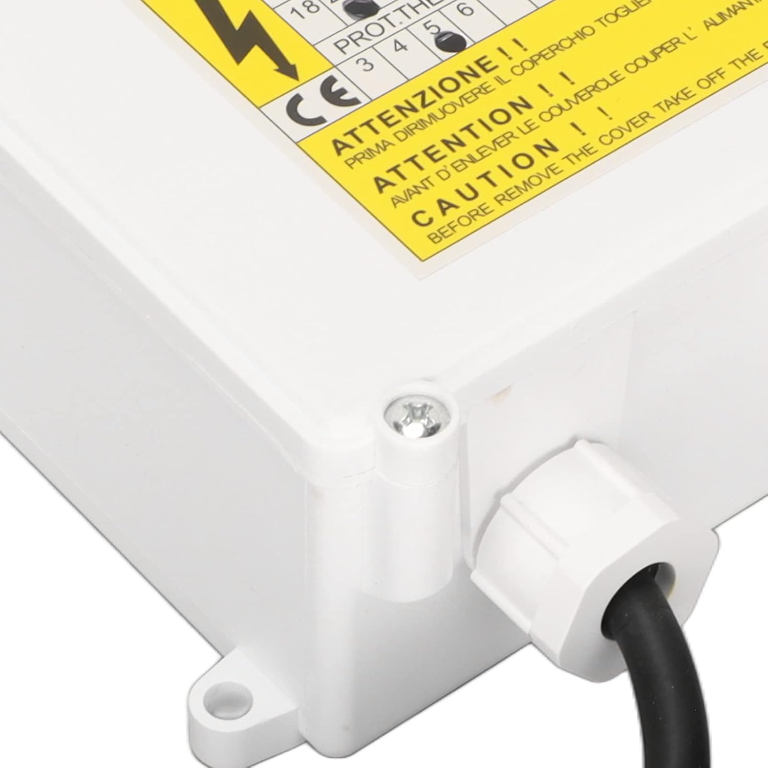 Controlador de bombas sumergibles, caja de control de bomba para bombas de succión domésticas sumergibles de pozo profundo (0.55 KW 0.5 HP 20uf 5A