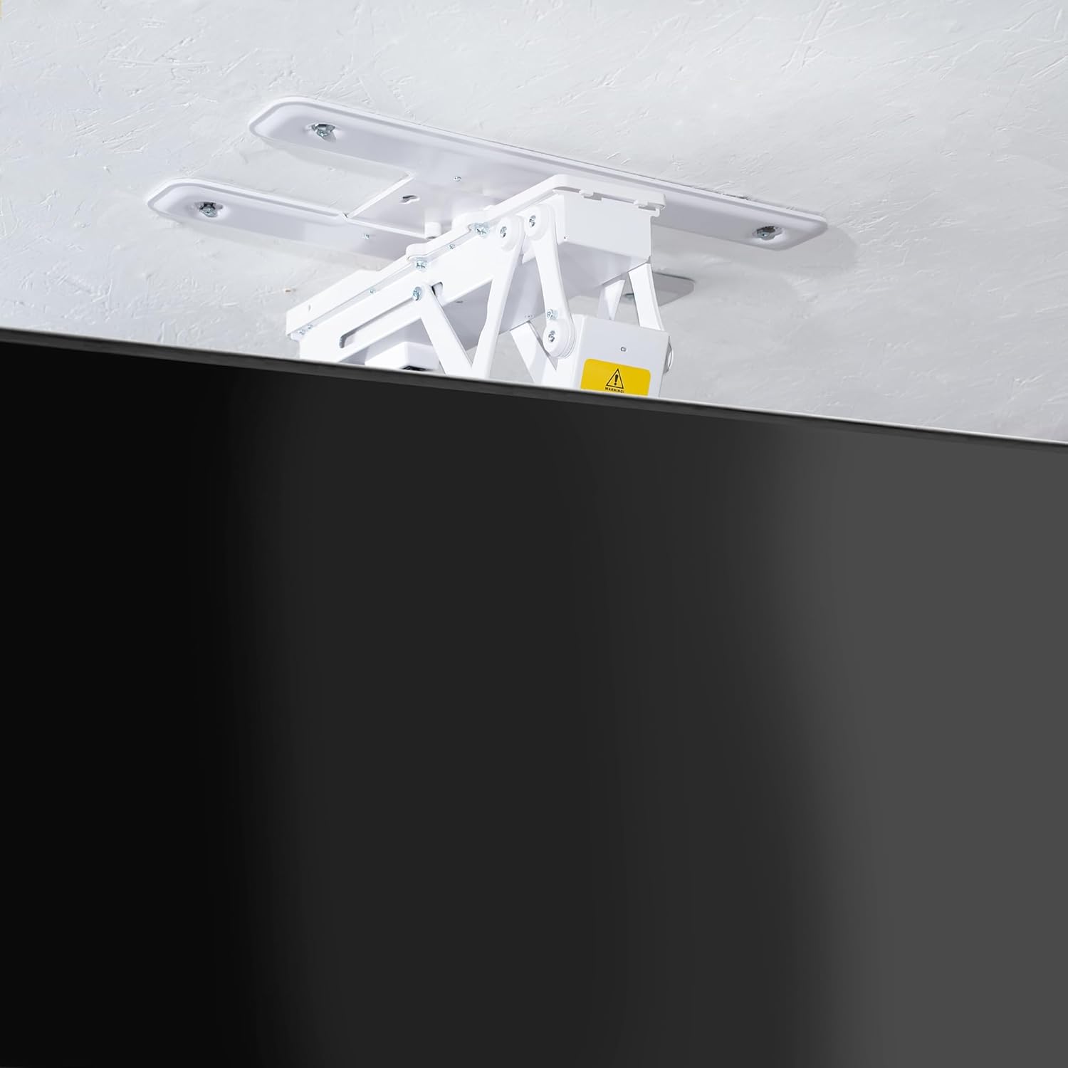 VIVO Soporte de TV de techo giratorio eléctrico abatible para pantallas de 32 a 70 pulgadas, soporte VESA de techo plano motorizado grande, paquete