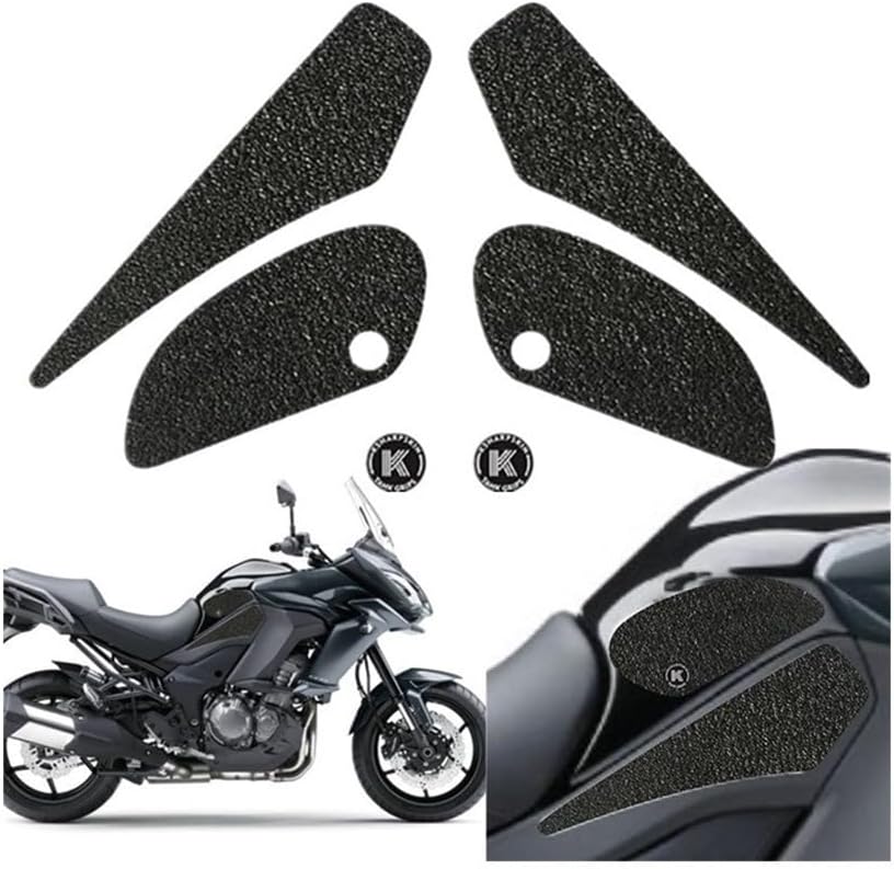 Adhesivos para depósito de combustible 3D para Ka&wasaki Ve & rsys 1000 Ve & rsys 1000 LT 15-16 motocicleta lateral rodilla antideslizante