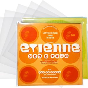 sdroceRyaM Fundas exteriores para discos de vinilo de 7 pulgadas, 50 unidades, transparentes antiestáticas, cubiertas de álbum LP para protección de sdroceRyaM Fundas exteriores para discos de vinilo de 7 pulgadas, 50 unidades, transparentes antiestáticas, cubiertas de álbum LP para protección de