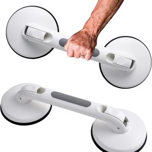 Barra de agarre para ducha para tinas y duchas, agarre fuerte con ventosa, mango de baño, barras de agarre resistentes para discapacitados, Barra de agarre para ducha para tinas y duchas, agarre fuerte con ventosa, mango de baño, barras de agarre resistentes para discapacitados,