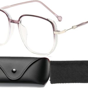 Glassesify – Gafas de lectura portátiles para mujer, antiluz azul, lentes de lectura ultra ligeras, grandes fram multifocales Glassesify – Gafas de lectura portátiles para mujer, antiluz azul, lentes de lectura ultra ligeras, grandes fram multifocales