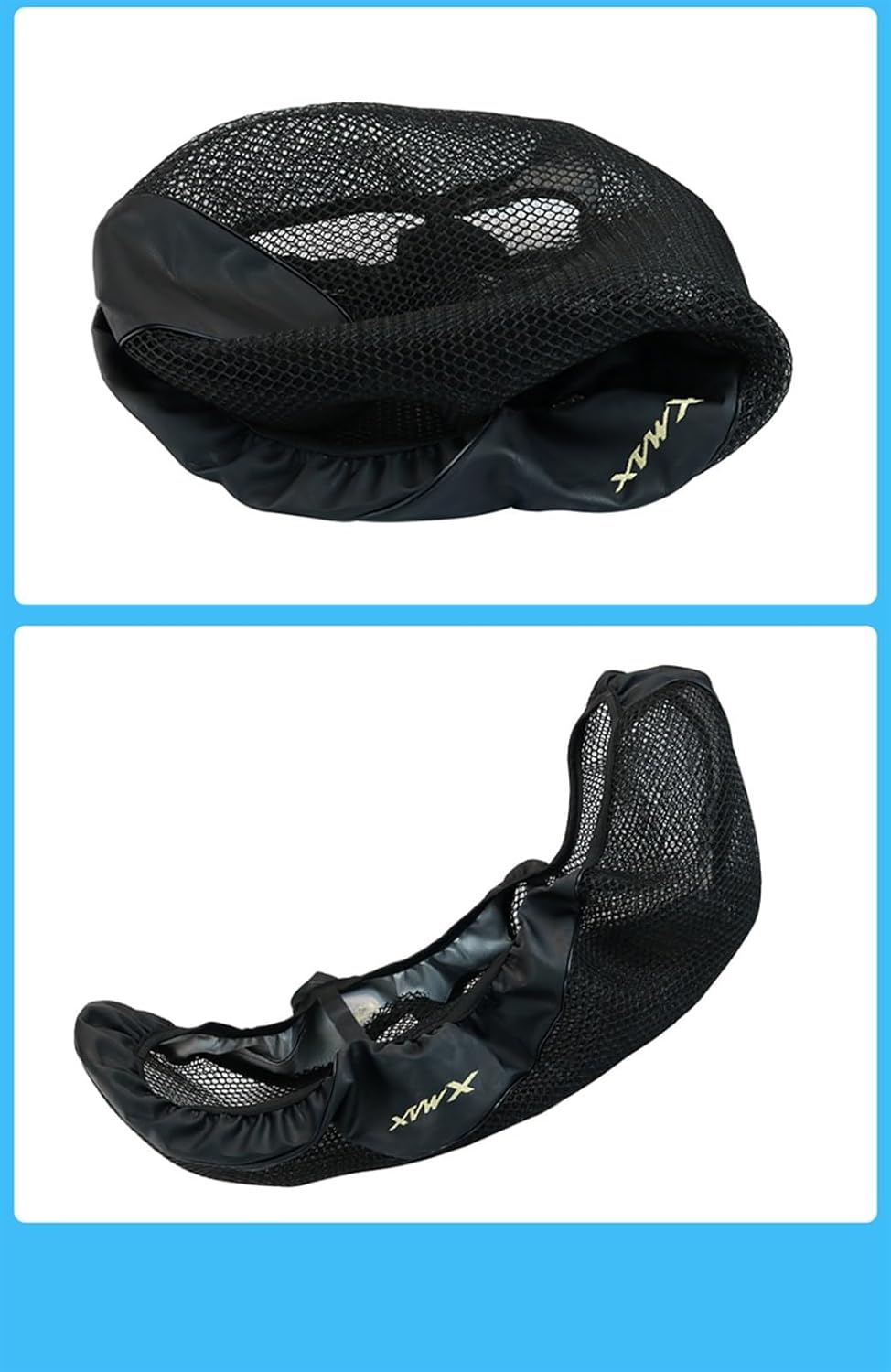 Accesorios de motocicleta Funda de ajuste de cojín de malla para Y-AMAHA Xmax 300 Funda de asiento Funda de sillín Xmax 250 125 X-MAX 400 XMAX300