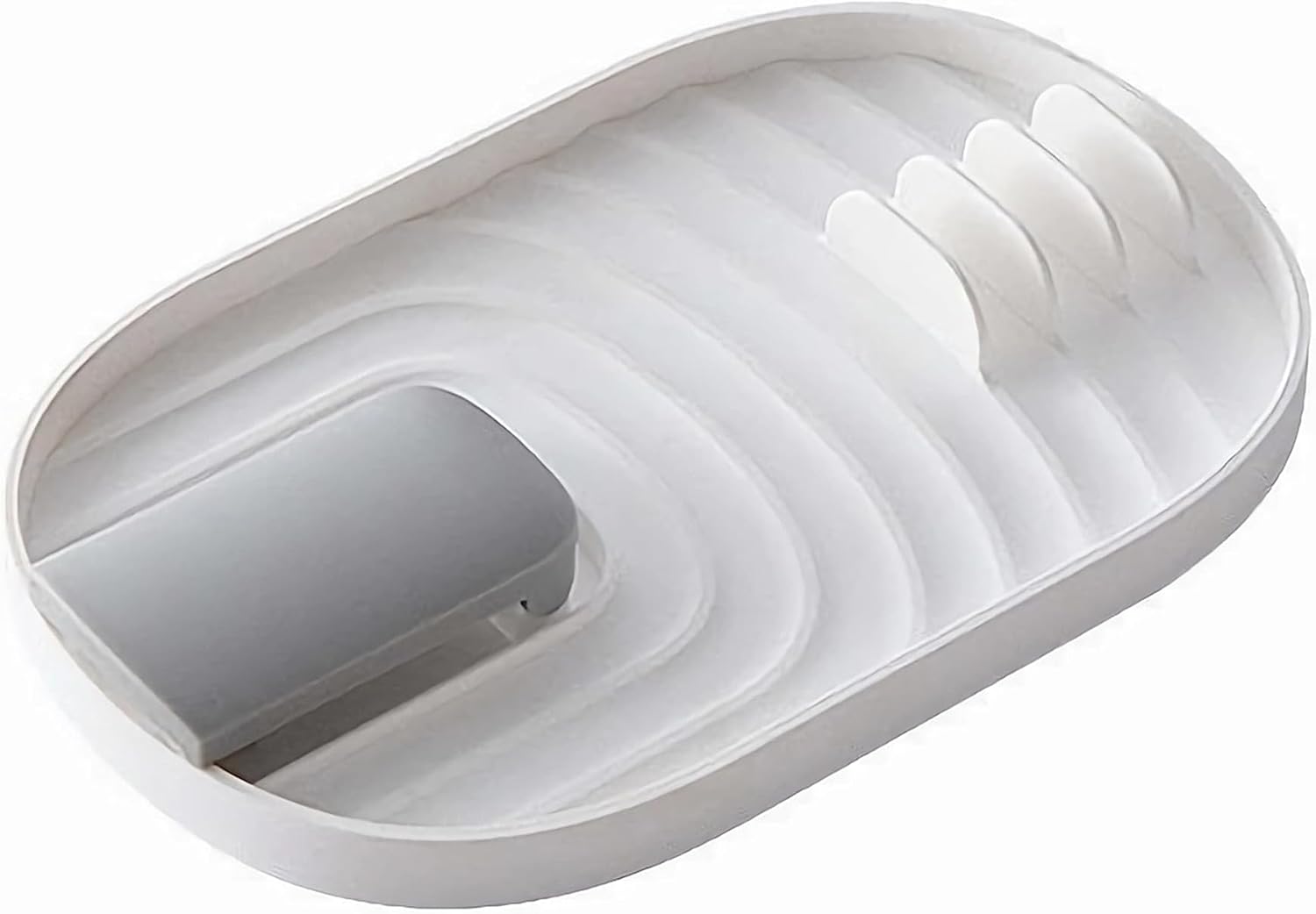 El soporte para cuchara para encimera de cocina mantiene los utensilios de cocina y la tapa al alcance de la mano mientras prepara tus comidas.