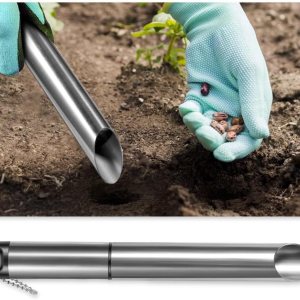 Mdkave Cava sin esfuerzo agujeros precisos de siembra de semillas con nuestra excavadora de agujeros de jardín, mejor que las púas de jardín Mdkave Cava sin esfuerzo agujeros precisos de siembra de semillas con nuestra excavadora de agujeros de jardín, mejor que las púas de jardín