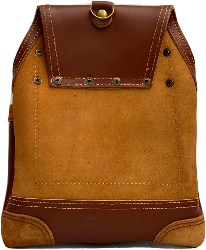 Bolsa de herramientas de cuero para construcción, bolsas de herramientas perfectas para carpinteros, electricistas, paneles de yeso, trabajo de
