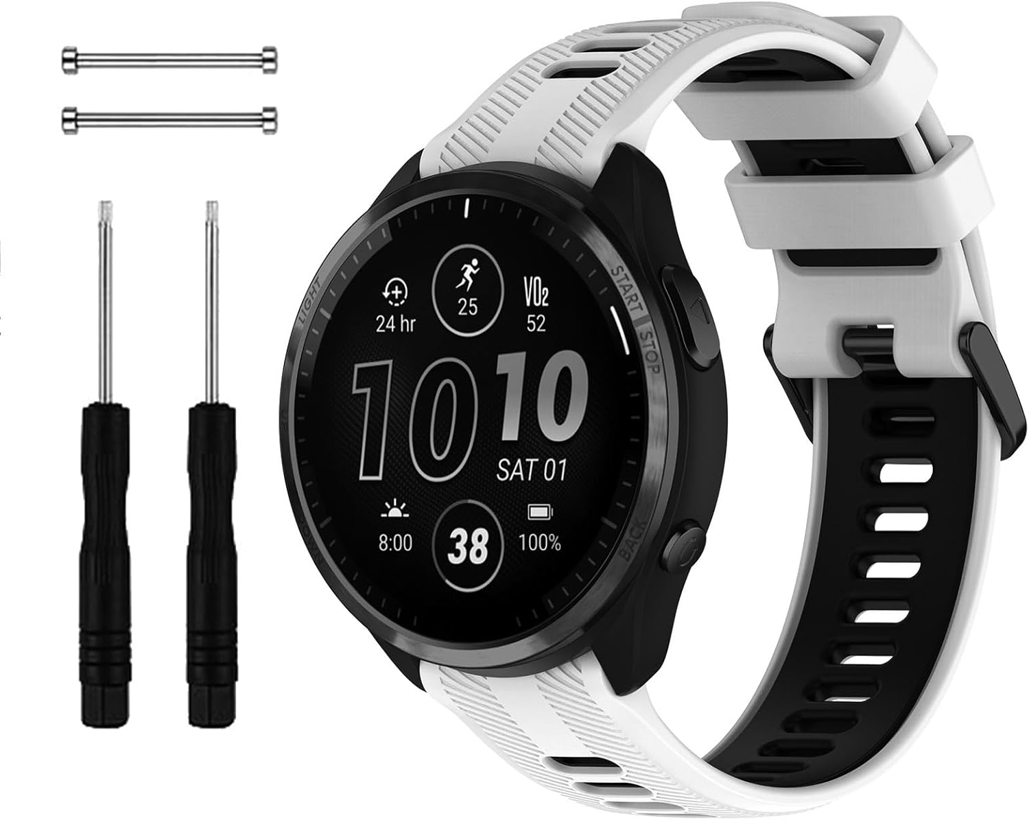 Correa de repuesto para Garmin Forerunner 945, correa de silicona suave para Garmin Forerunner 935 GPS Running Smartwatch