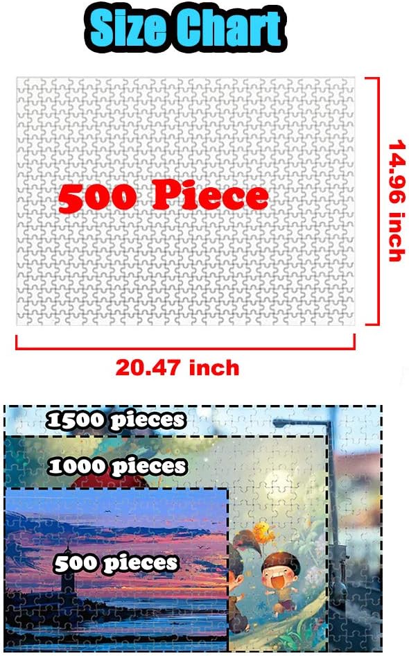 Rompecabezas personalizados para decoración del hogar, imagen personalizada, juego familiar, juguetes de regalo para adultos y adolescentes (500