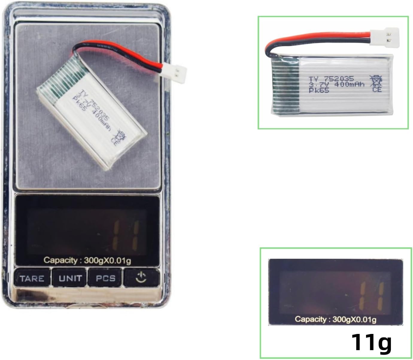 Batería de litio de alta tasa de 5 piezas de 3.7 V 400 mAh con cargador 5 en 1 para Hubsan H107C H107L SYMA Q11 X11C HS170C F180C TOZO Q2020 E016H