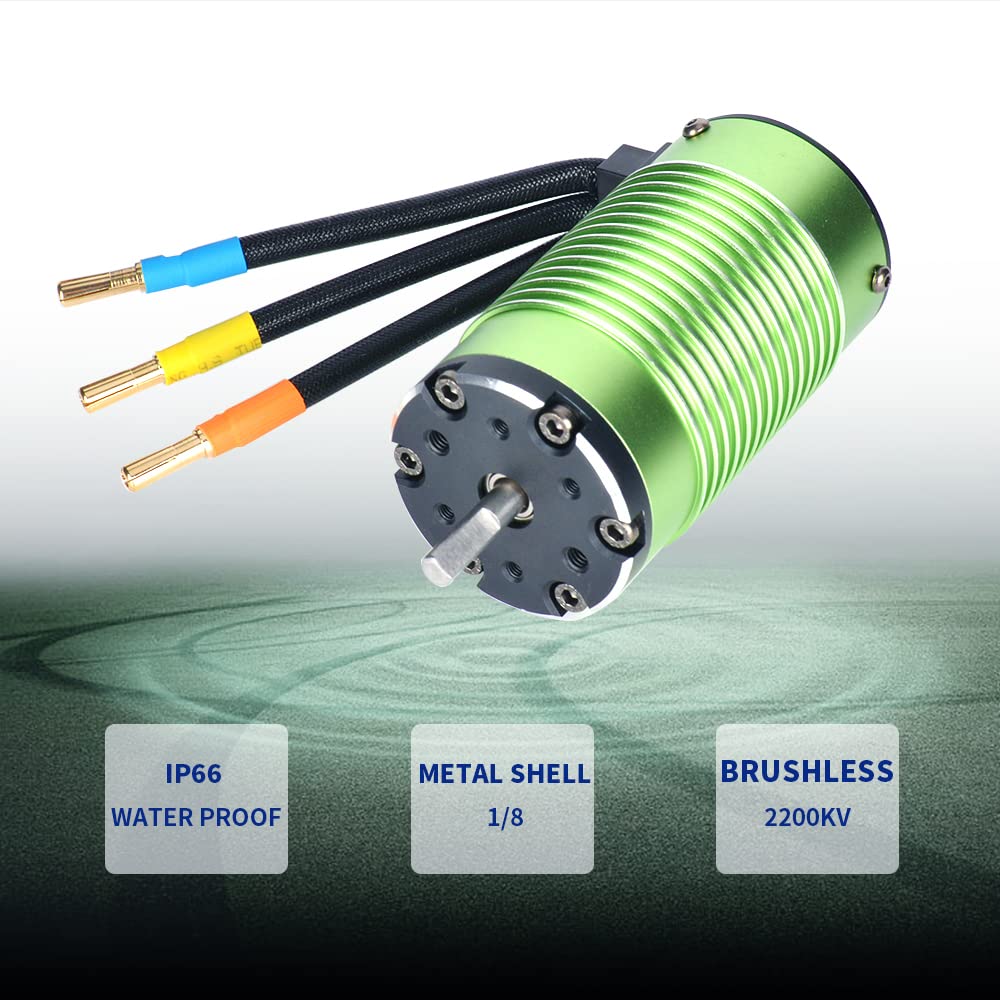 Motor sin escobillas 4274 3600KV 4 Motor de par extremadamente alto para barco RC y 18 110 112 control remoto coche marino barco (4274-3600kv)