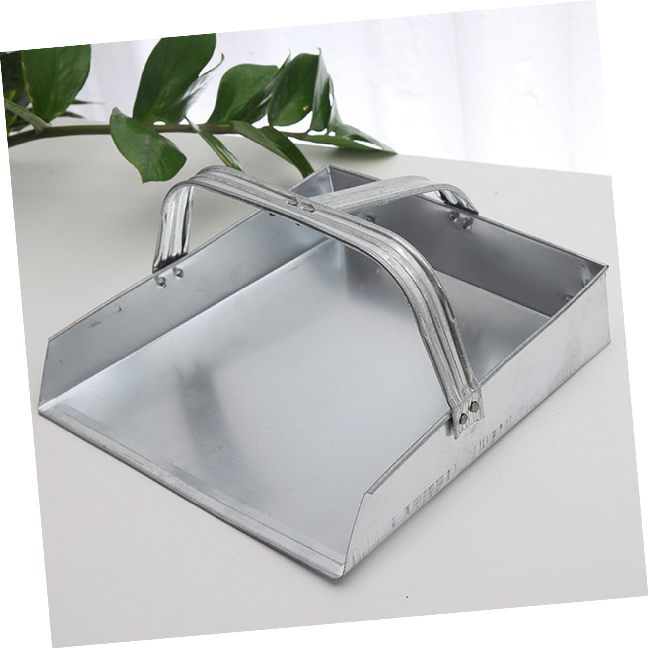 GLEAVI Cubo de basura de plástico, limpiador de metal, limpiador de sartenes de acero inoxidable, agarre cómodo, herramienta de limpieza de