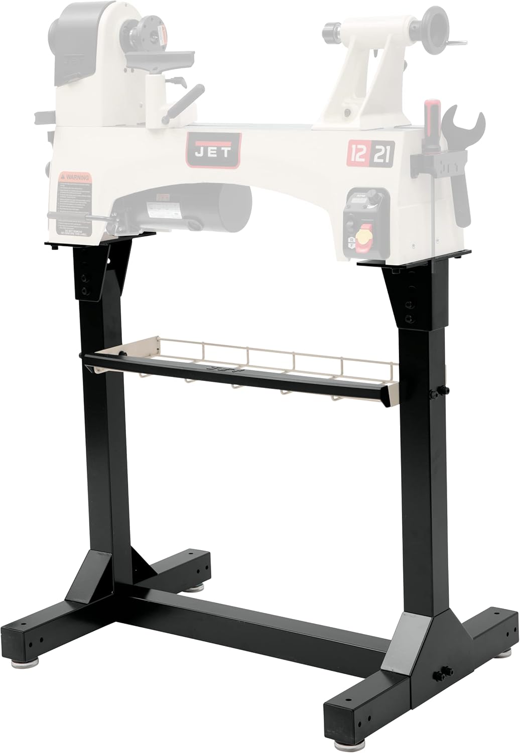 JET 719202A Soporte de torno (para JWL-1221VS), negro