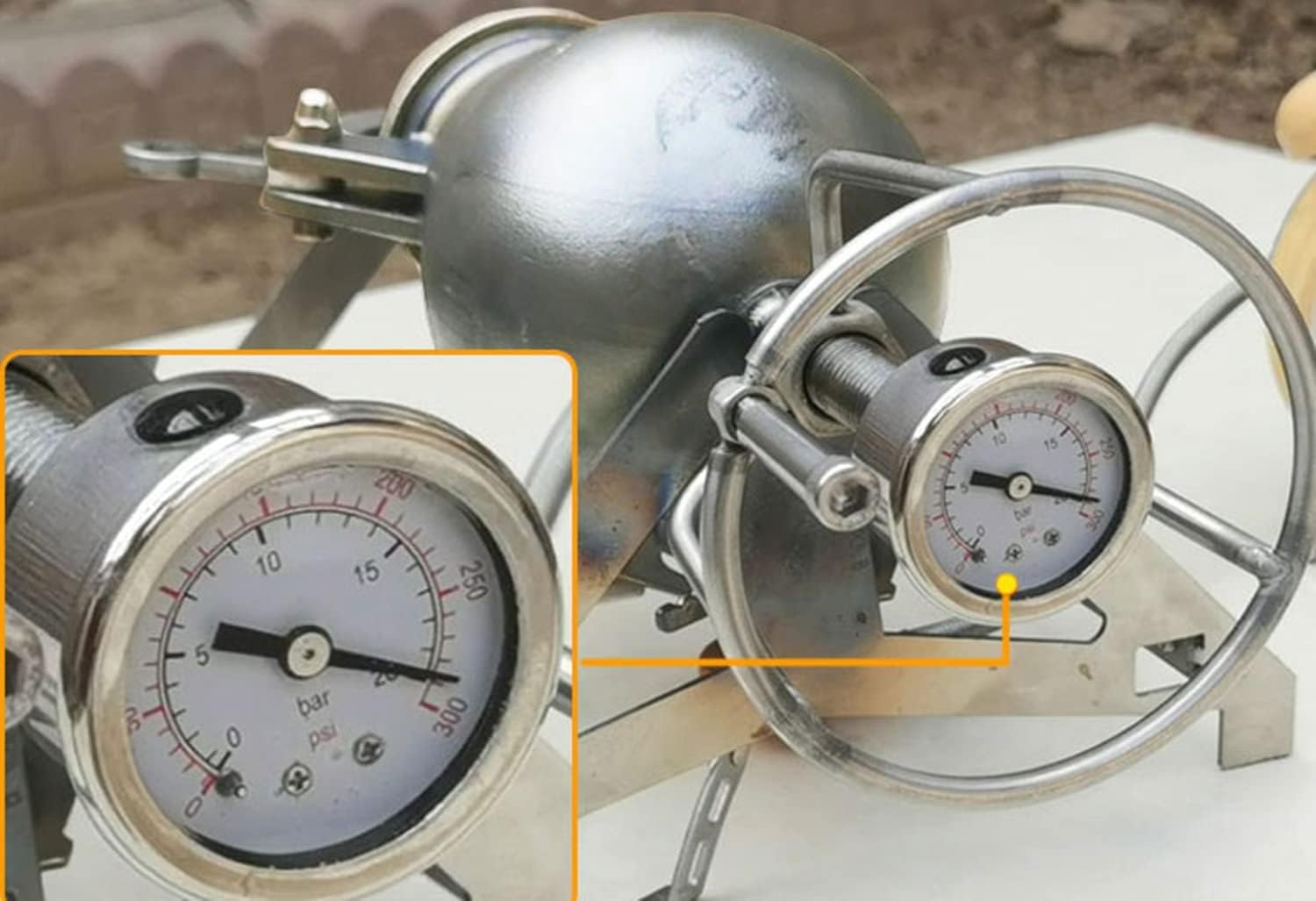 Máquina de palomitas de maíz de mano para el hogar, pequeño amplificador de grano de acero inoxidable 304 antiguo mini pote de palomitas de maíz