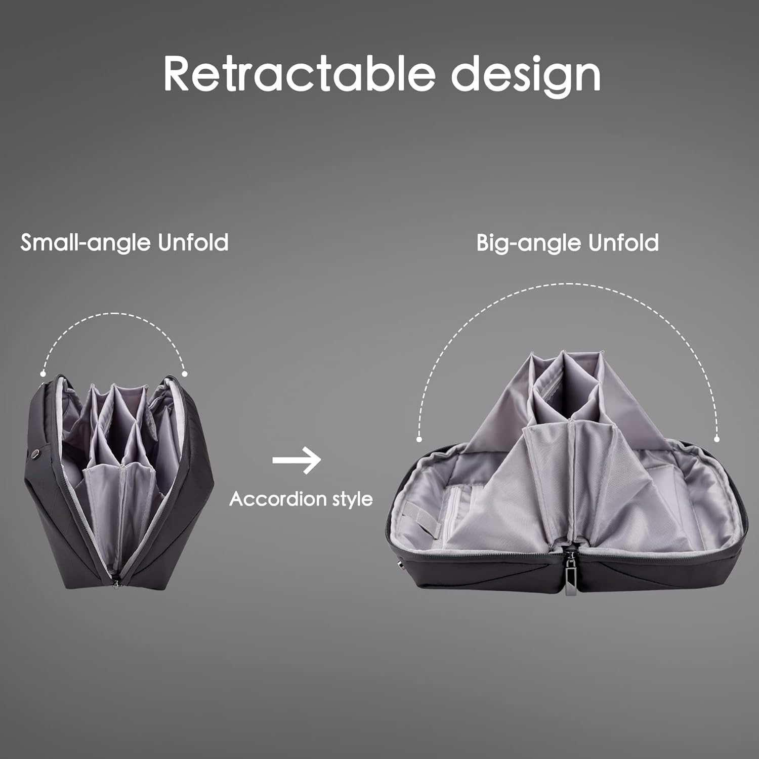 DDgro Tech – Bolsa organizadora para accesorios de viaje, bolsa de transporte para electrónica, cargador y cables de MacBook, cables, disco duro