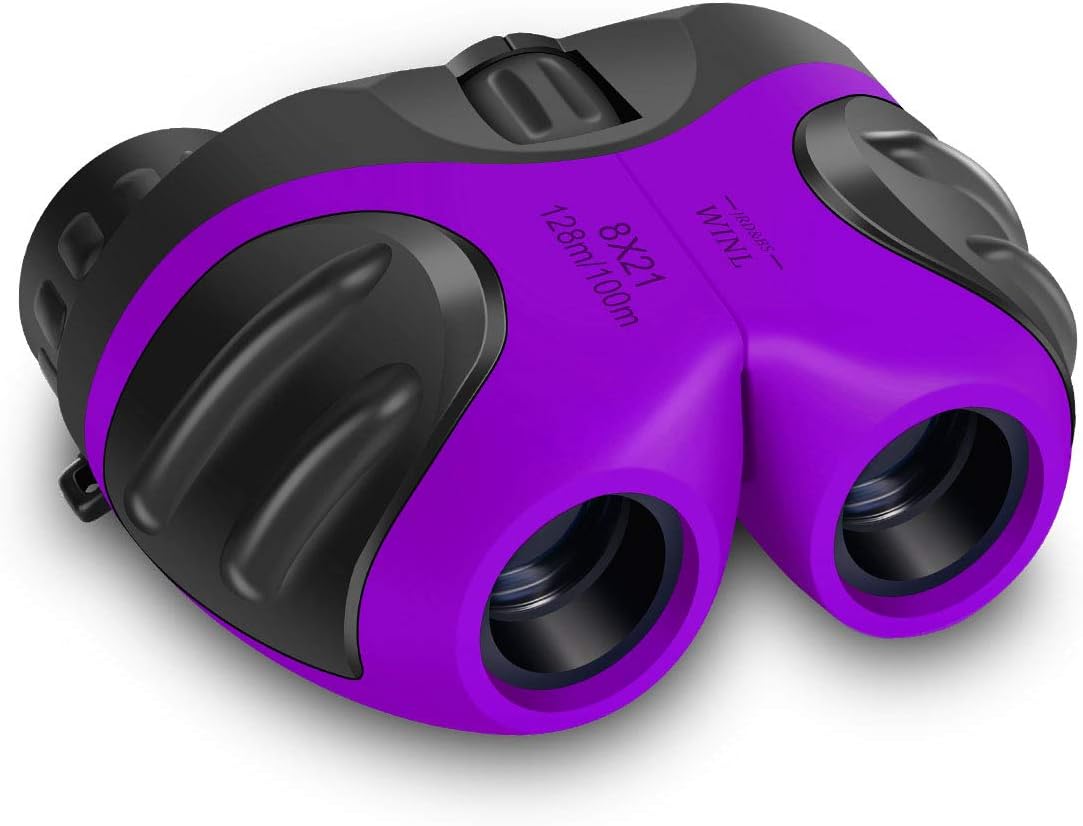 VNVDFLM – Regalos de Pascua para niñas de 3 a 8 años, binoculares compactos para juguetes de patio para niños, el mejor regalo para niñas de 4 a 10
