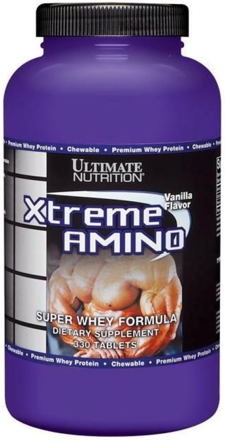 Ultimate Nutrition Xtreme Suplemento dietético de aminoácidos, concentrado de proteína de suero, perfil de aminoácidos para ganador de músculo, 330